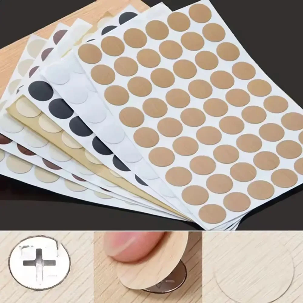 54個入り、自己接着式の木製ネジ穴カバー、キャビネット、引き - Woodworking Glue のレビューと価格