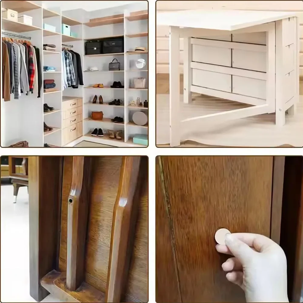 54個入り、自己接着式の木製ネジ穴カバー、キャビネット、引き - Woodworking Glue のレビューと価格